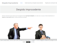 Tablet Screenshot of despidoimprocedente.net